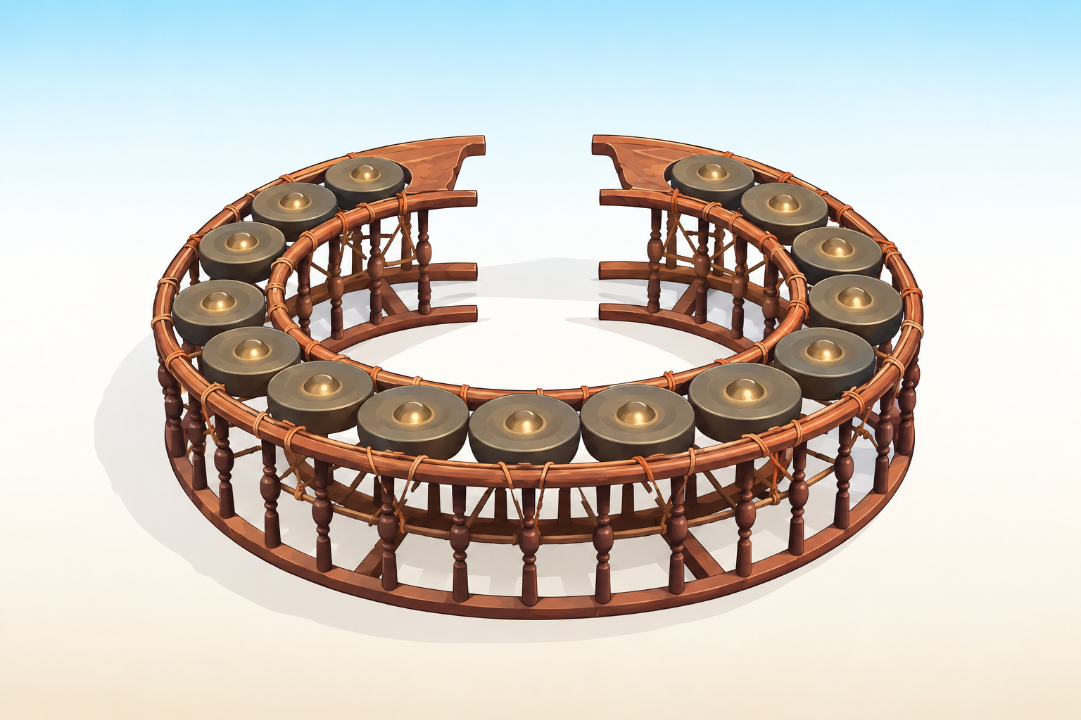 Kong Vong - circular Khmer gong chime