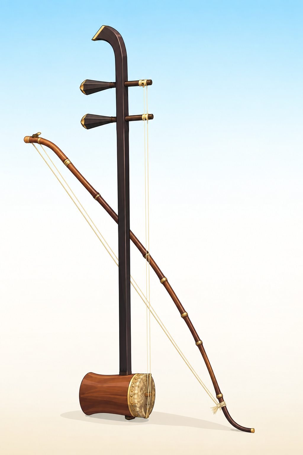 Tro Sau - traditional Khmer two-string fiddle